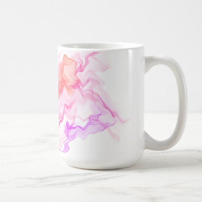 Abstract  Fractal Smoke Coffee Mug (Right)