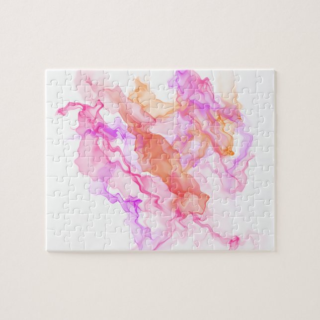 Abstract  Fractal Smoke Jigsaw Puzzle (Horizontal)