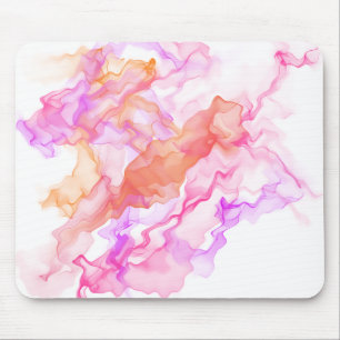 Abstract Fractal Smoke Mouse Mat