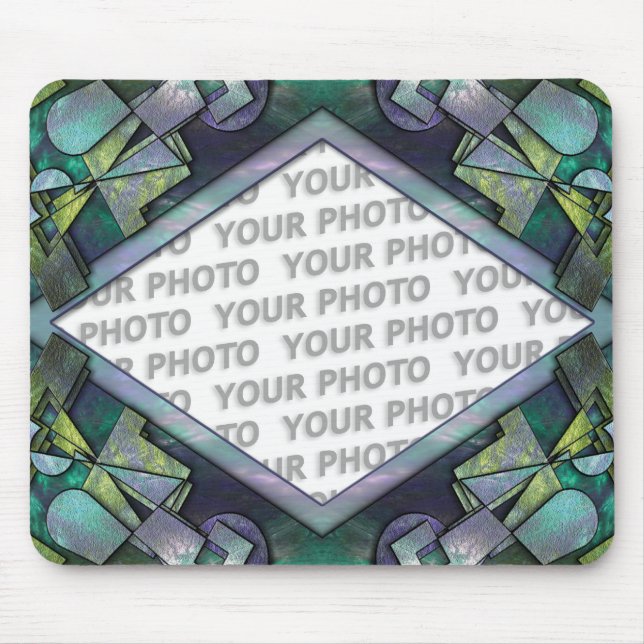 Abstract frame ARTs 1 + your photo Mouse Mat (Front)