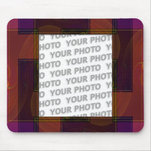 Abstract frame ARTs 3 + your photo Mouse Mat