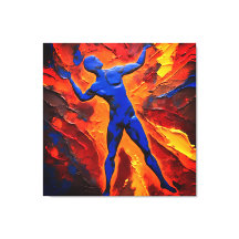 Abstract Frame in Canvas The Constructor of Atoms