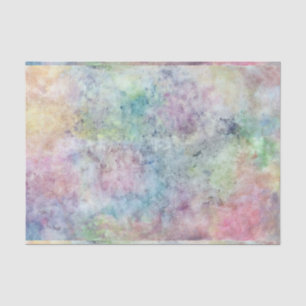 abstract free hand drawing from watercolor tissue paper