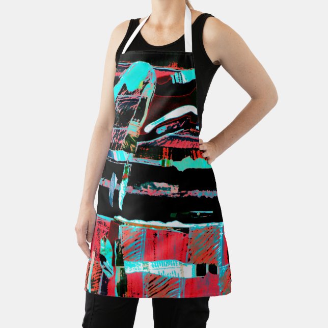 Abstract Freedom – Custom All Over Print Apron (Me (Insitu)