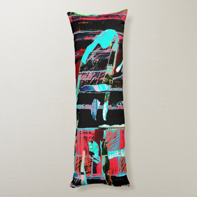 Abstract Freedom – Custom Brushed Polyester Body P Body Cushion (Back (Vertical))