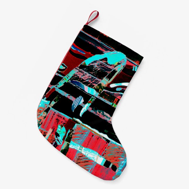 Abstract Freedom – Custom Christmas Stocking (Front (Hanging))