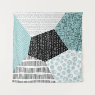 Abstract Freehand Drawing: Artistic Background. Tapestry