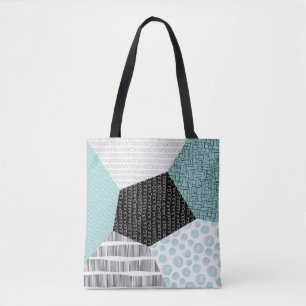 Abstract Freehand Drawing: Artistic Background. Tote Bag