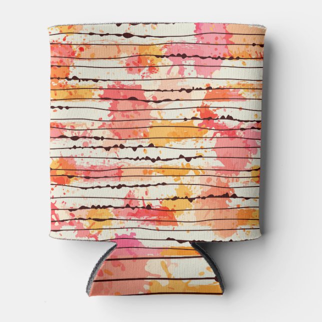 Abstract freehand drawing, seamless pattern design can cooler (Front)