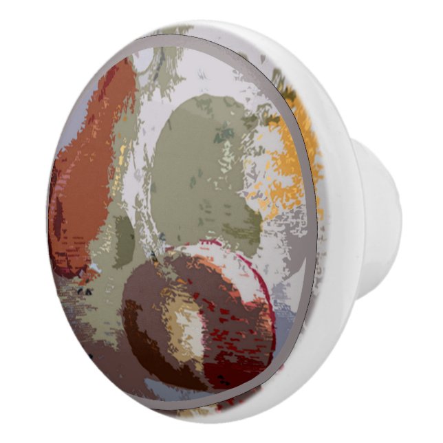 Abstract Fruit Ceramic Knob (Right)