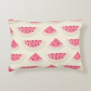 Abstract fruit seamless pattern. Creative colorful Decorative Cushion