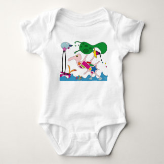 Abstract fun for kids baby bodysuit
