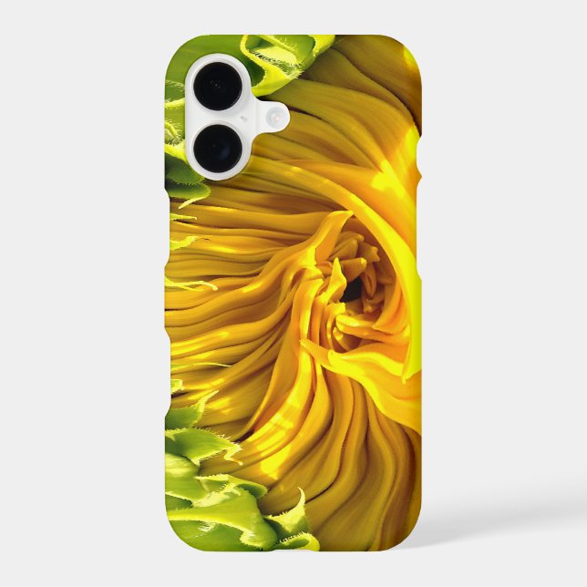 Abstract funky retro Sunflower, scared geometry  (Back)