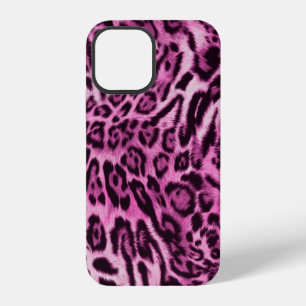 abstract furry leopard skin pattern iPhone 12 case