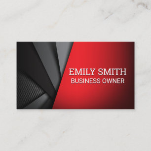 Abstract Futuristic Panels Business Card