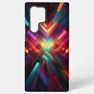 Abstract Futuristic Sci-Fi, Colourful Geometric Samsung Galaxy Case