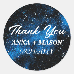 Abstract Galaxy Classic Round Sticker