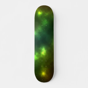 Abstract Galaxy Constellations Digital Art: IV Skateboard