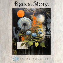 Abstract Garden Decoupage