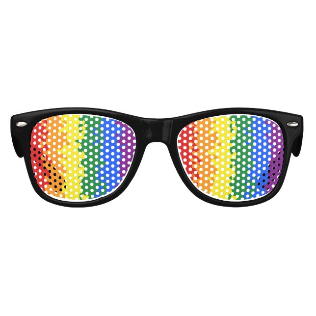 Abstract Gay Pride Flag     Kids Sunglasses (Front)