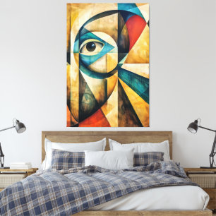 Abstract Gaze Canvas Print