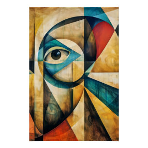 Abstract Gaze Poster