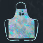 abstract gemstone background apron<br><div class="desc">please note this is a printed product with no real holographic effect</div>