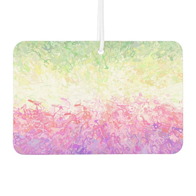 Abstract Genderdoe Pride Flag       Car Air Freshener (Front)