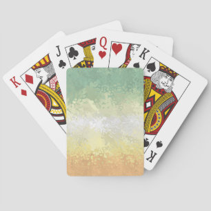 Abstract Genderflor Pride Flag Playing Cards