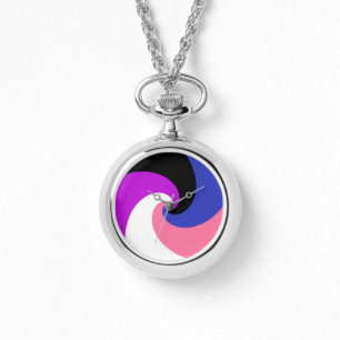 Abstract Genderfluid Pride Flag Watch