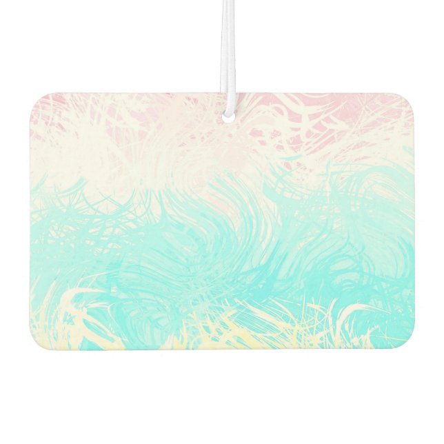 Abstract Genderflux  Pride Flag   Car Air Freshener (Front)