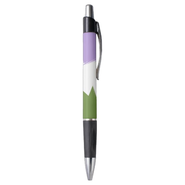 Abstract  Genderqueer Pride Flag      (Bottom (Vertical))