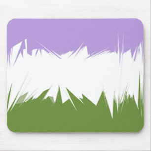 Abstract Genderqueer Pride Flag Mouse Mat