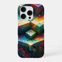 Abstract Geomatrix Shapes with Vibrant Gradients