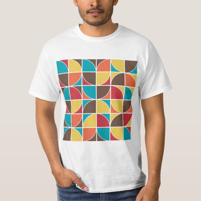 Abstract Geometric 110421v4 T-Shirt (Front)