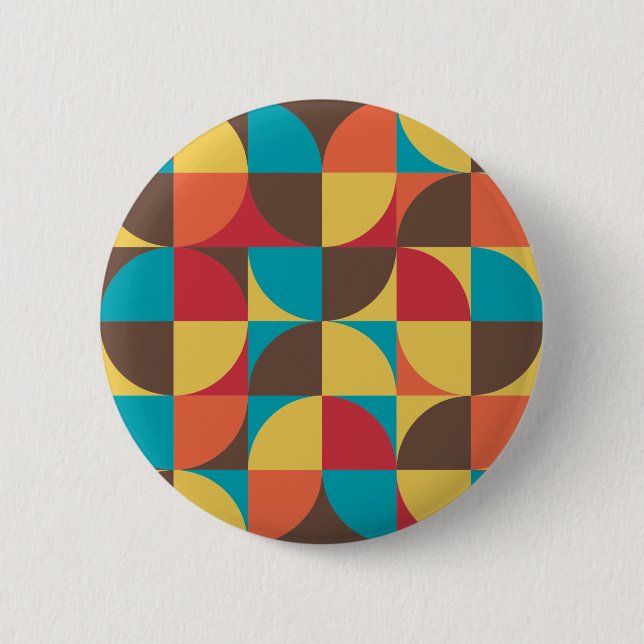 Abstract Geometric 110421v5 6 Cm Round Badge (Front)