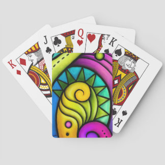 Abstract geometric #2 playing cards