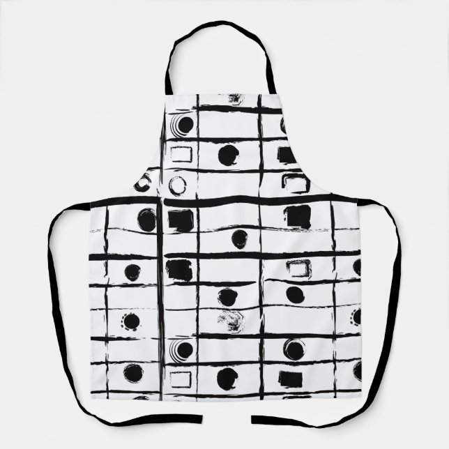 abstract geometric  apron (Front)