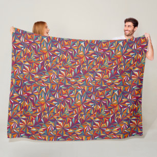 Abstract Geometric Art Blanket