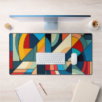 Abstract Geometric Art – Color Grid Composition