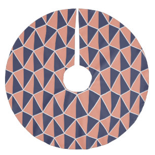 Abstract Geometric: Art Deco Seamless Brushed Polyester Tree Skirt