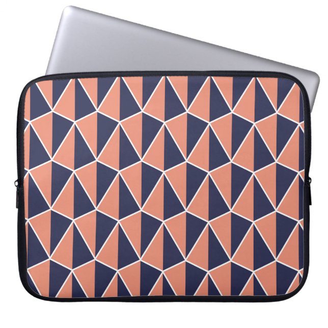 Abstract Geometric: Art Deco Seamless Laptop Sleeve (Front)