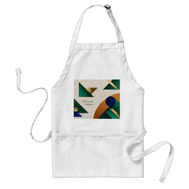 Abstract Geometric Art Modern minimalist  Standard Apron (Front)