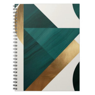 Abstract Geometric Art Modern notebook spiral