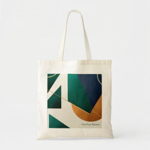 Abstract Geometric Art Modern tote bag minimalist