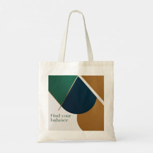 Abstract Geometric Art Modern tote bag minimalist