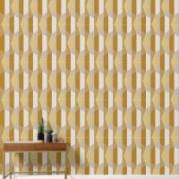 Abstract Geometric Art Silver Gold Grey Stripes