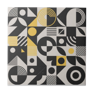 Abstract Geometric Art  Tile