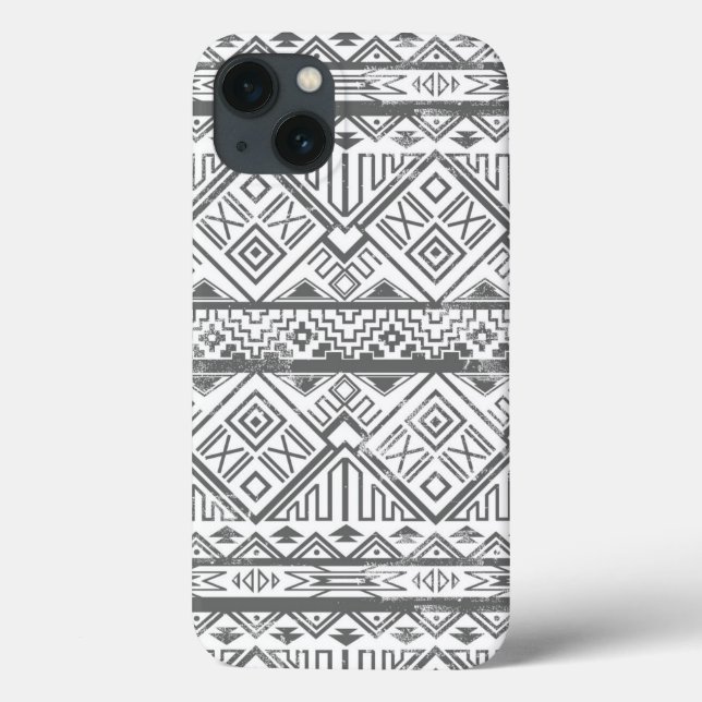 Abstract Geometric Aztec Pattern 2 Case-Mate iPhone Case (Back)