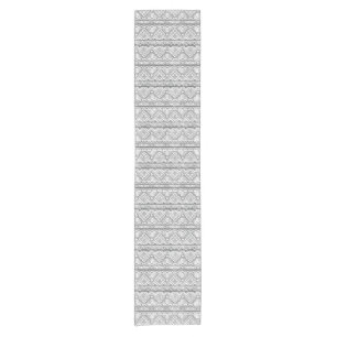 Abstract Geometric Aztec Pattern 2 Short Table Runner